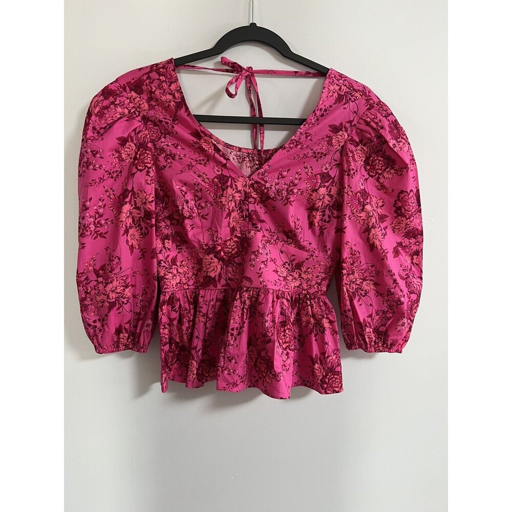 I-N-C Josephine flora mar full bloom floral top PET